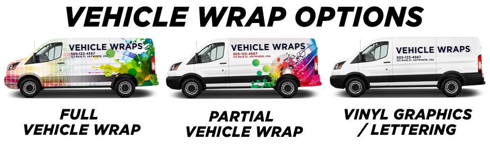 Concord Vehicle Wraps vehicle wrap options