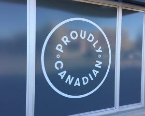 custom proudly canadian vinyl decal